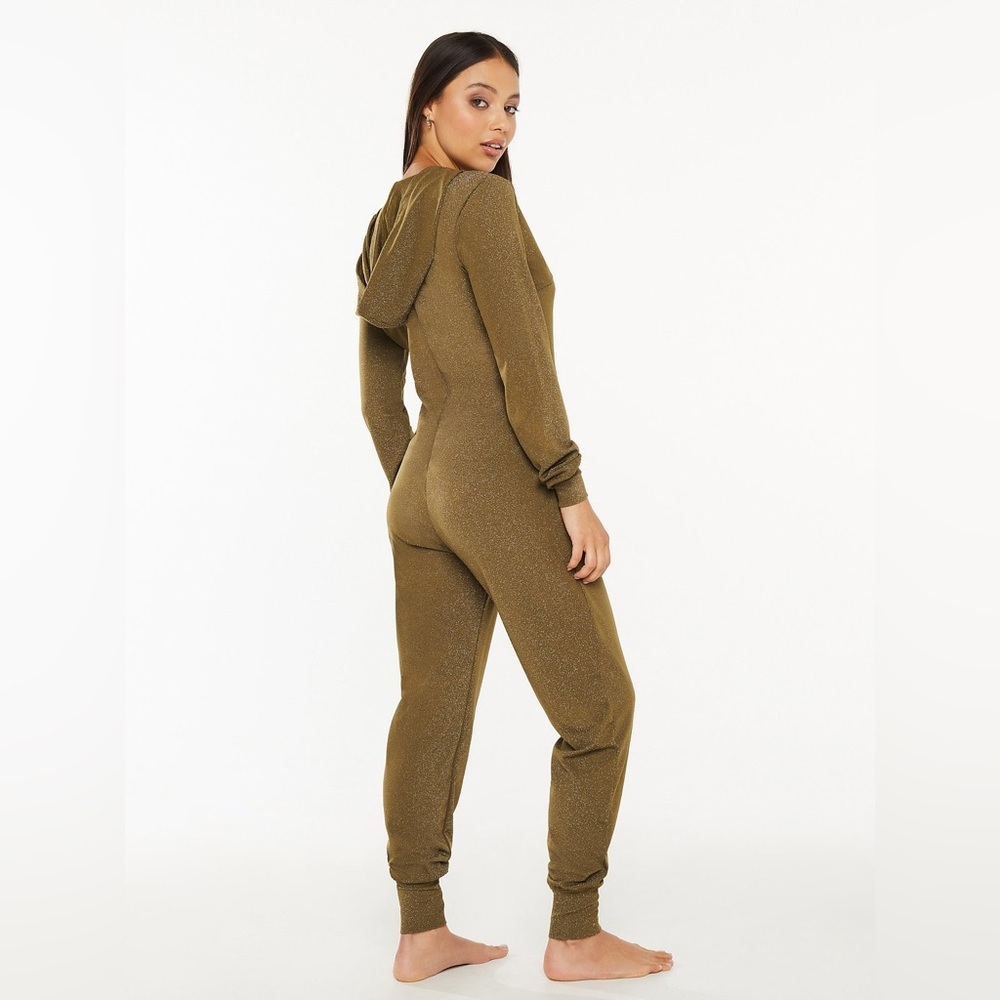 Savage X Fenty Sleep & Shine Hooded Onesie Size Small 1115 - Picture 4 of 9